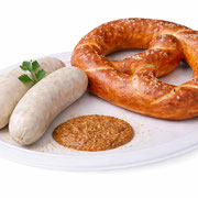 Weisswurst mit Brezel Catering