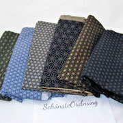  Schmuckkasten Stoffe M  Asanoha Blautöne, personalisierbar hochwertig handgemacht von SchönsteOrdnung