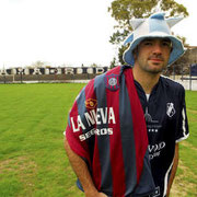 Gigliotti con sus tres grandes momentos: Lamadrid, San Lorenzo y Selección. (Alfredo Martínez)