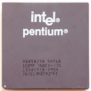 A80502 Intel Pentium 90 MHz SX968 w/o Heatspreader