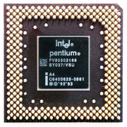 P54CS Intel Pentium 166 MHz SY037  FV80502166