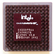 Intel 80486 OverDrive - CPU MUSEUM - MUSEUM OF MICROPROCESSORS