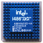 Intel A80486 DX2-66 SX759 w/ retail heatsink