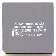 Intel MG80C186-10/B Military 80186 CPU