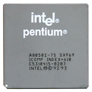A80502-75 SX959 Intel Pentium 75 MHz P54C