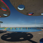 „Parque néne traviesa“, 2020, Serie La Marea (Gezeiten), Lichtjet Print, Plexiglas matt, gerahmt mit Schattenfuge, 85 x 112 cm