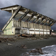 „Estadio" 2014, aus der Serie La Marea (die Gezeiten),  Lightjetprint, Diasec Face matt, Bildmaß 112 x 150 cm