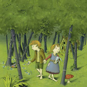 Hänsel und Gretel", Cover für Märchen-Cd, ZEIT Edition, 2017