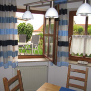 Wohnküche Blick Terrasse