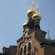 Copenhague - Coupoles Eglise Russe -