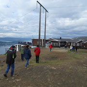 Tromso - Au sommet du mont Storsteinen(20m) - Depuis le sommet , magnifique panorama sur l"ile et les cîmes enneigées -