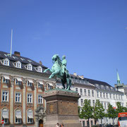 Copenhague - Statue d'Absalon (homme ecclesiastique et homme d'état)