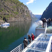 Gudvangen - En bateau, sur les eaux du Naeroyfjord -