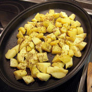 Grünkohlkartoffeln mit viel Kümmel