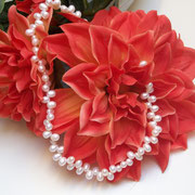 Perlenkette  "top drilled"
