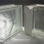 glasbausteine-center  Glasstein Glass Blocks 90°-Eckstein Corner 90° Clear Sahara 1S Satiniert Wave Wolke  19x13,2x8 cm smooth sandblasted abschlussstein klar  198 cornerel  1908  W EC  NE Basic  Glazen bouwstenen Glas Stegels Glasdallen glazen blokken