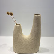 Aude Bray-Deperne - Origine, Issue de la Collection II Sculpture en grès  chamotté blanc, façonné à la main, 20x16cm, Galerie d 'Art, Côte d'Azur, South of France, Biot.