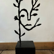 SETCH, Spring, H: 64cm, sculpture en acier découpé patiné. 8 ex - Galerie Gabel, Biot