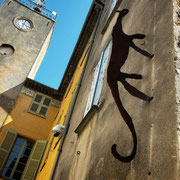 SETCH, Félin, acier patiné. Différentes tailles disponibles. Galerie Gabel, Biot