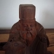 骨董のお気に入りの木彫像