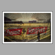Hall, varnished newspaper, 14,9 x 23,9 cm, 2026