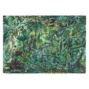 jungle 04, pen, japanese ink on paper, 14,4 x 20,9 cm, 2025