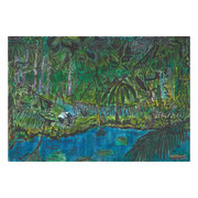 jungle 11, pen, japanese ink, marker on paper, 14,4 x 20,9 cm, 2026