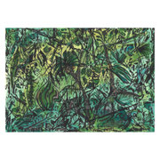 jungle 01, pen, japanese ink on paper, 14,4 x 20,9 cm, 2025