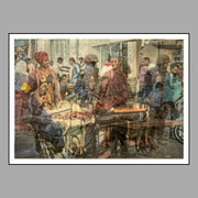 Handwagen, varnished newspaper, 12,8 x 18,0 cm, 2026