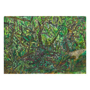 jungle 12, pen, japanese ink, gouache, marker on paper, 14,4 x 20,9 cm, 2026