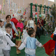 Новогодний праздник в Бармашовской школе. 2012 год.