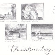 Bleistiftskizze "Thumbnails": aus meinen Lieblingsfilmen