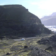 Bivouac au pied du glacier Svinafellsjokull