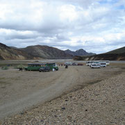 Landmannalaugar - le parking