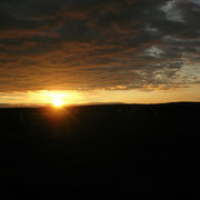 Coucher de soleil sur Myvatn