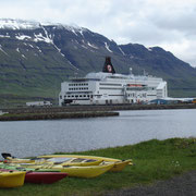 Seydifjordur - Vue du Norröna