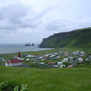 Vik - Bourg de 400 âmes sur la côte sud de l'Islande