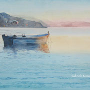 sanft wie der Morgen.  Aquarell. Privatbesitz