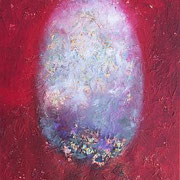 Tief in meinem Herzen. Mischtechnik auf Leinwand. (2020).80 cm x 60 cm. Privatbesitz