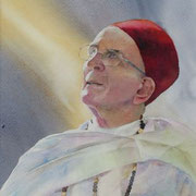 berührt. Aquarell (2019). Privatbesitz