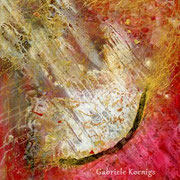 Wie überströmst du mich mit Glück. Mixed media auf Leinwand (2017). Privatbesitz