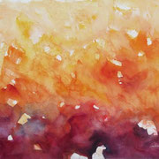 Feuer der göttlichen Liebe. Aquarell (2016). Privatbesitz