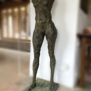 markus priller, o.t., 1/5, 1996/2022, height 136 cm, bronze/iron base – erlas galerie