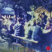 adam bota, "nachmittag", 2020, 150 x 180 cm, oil on canvas – erlas galerie