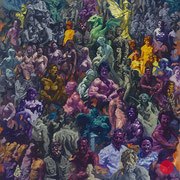 adam bota, "parallelwelten", 2023, 200 x 180 cm, oil on canvas – erlas galerie