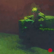 adam bota, "sekundenschlaf 2", 2009, 50 x 70 cm, oil on canvas – erlas galerie