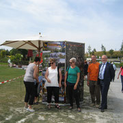 auch Aussteller mit der Gemarkung Widdern mit markiertem Limes und Bildercollage der schönsten Bilder aus Widdern