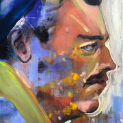 the magician, oil on canvas, 50 x 40 x 2 cm, 2019, 550€