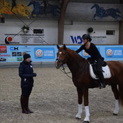 erstes gemeinsames Training mit Terhi Stegars