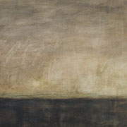 Marina. Olio su carta, 44 x 43 cm, 2017